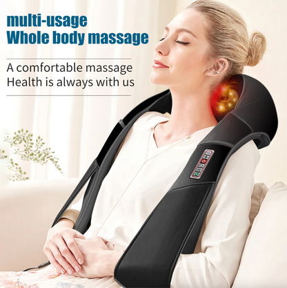 3D Shiatsu Deep Kneading Massage Pillow