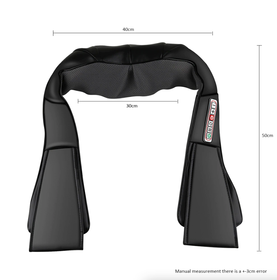 3D Shiatsu Deep Kneading Massage Pillow