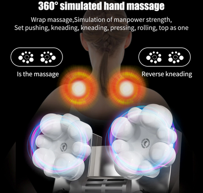 3D Shiatsu Deep Kneading Massage Pillow