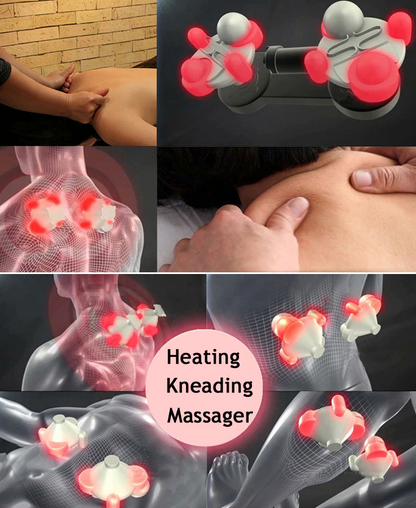 3D Shiatsu Deep Kneading Massage Pillow
